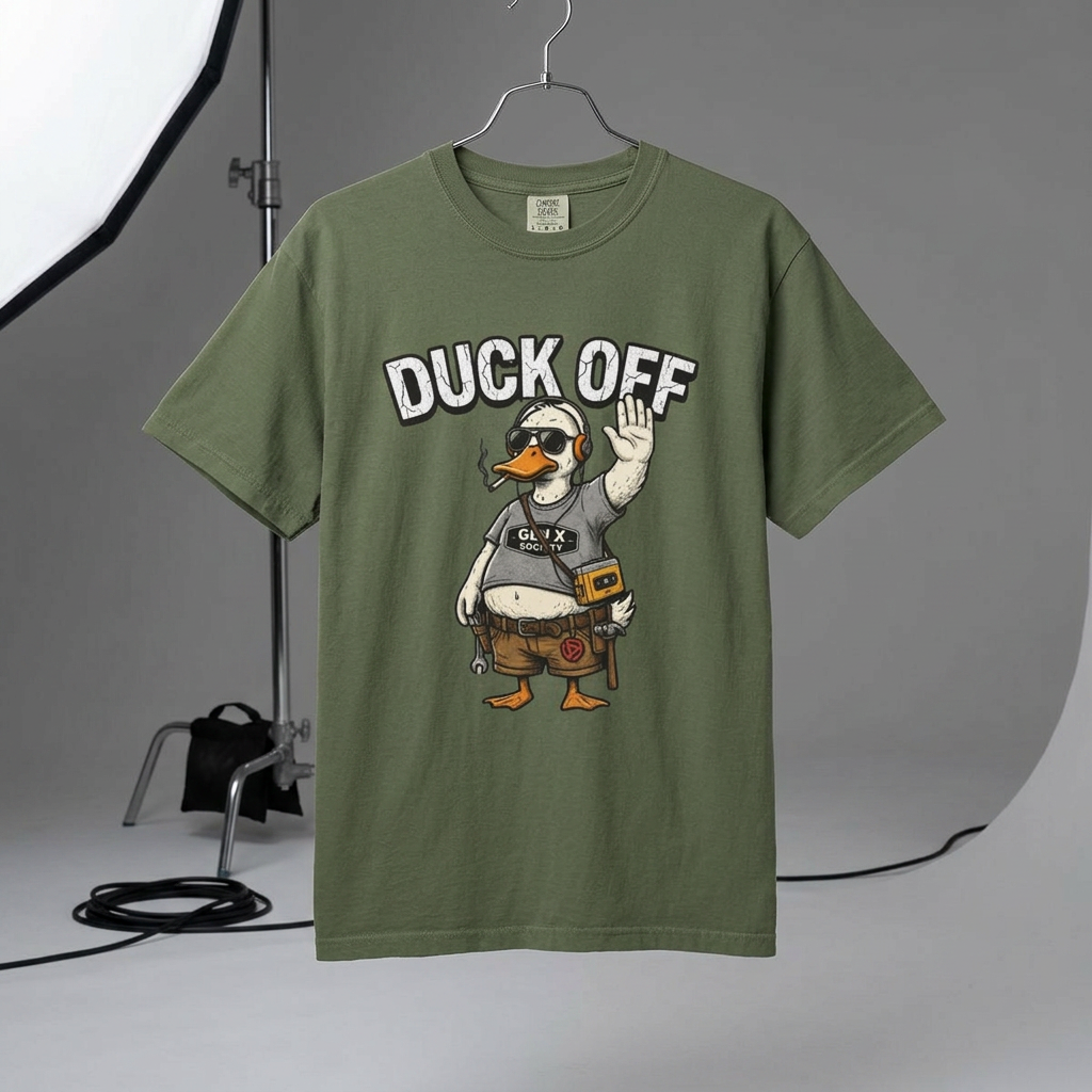 Duck Off T-Shirt — Vintage Punk Duck Graphic Tee