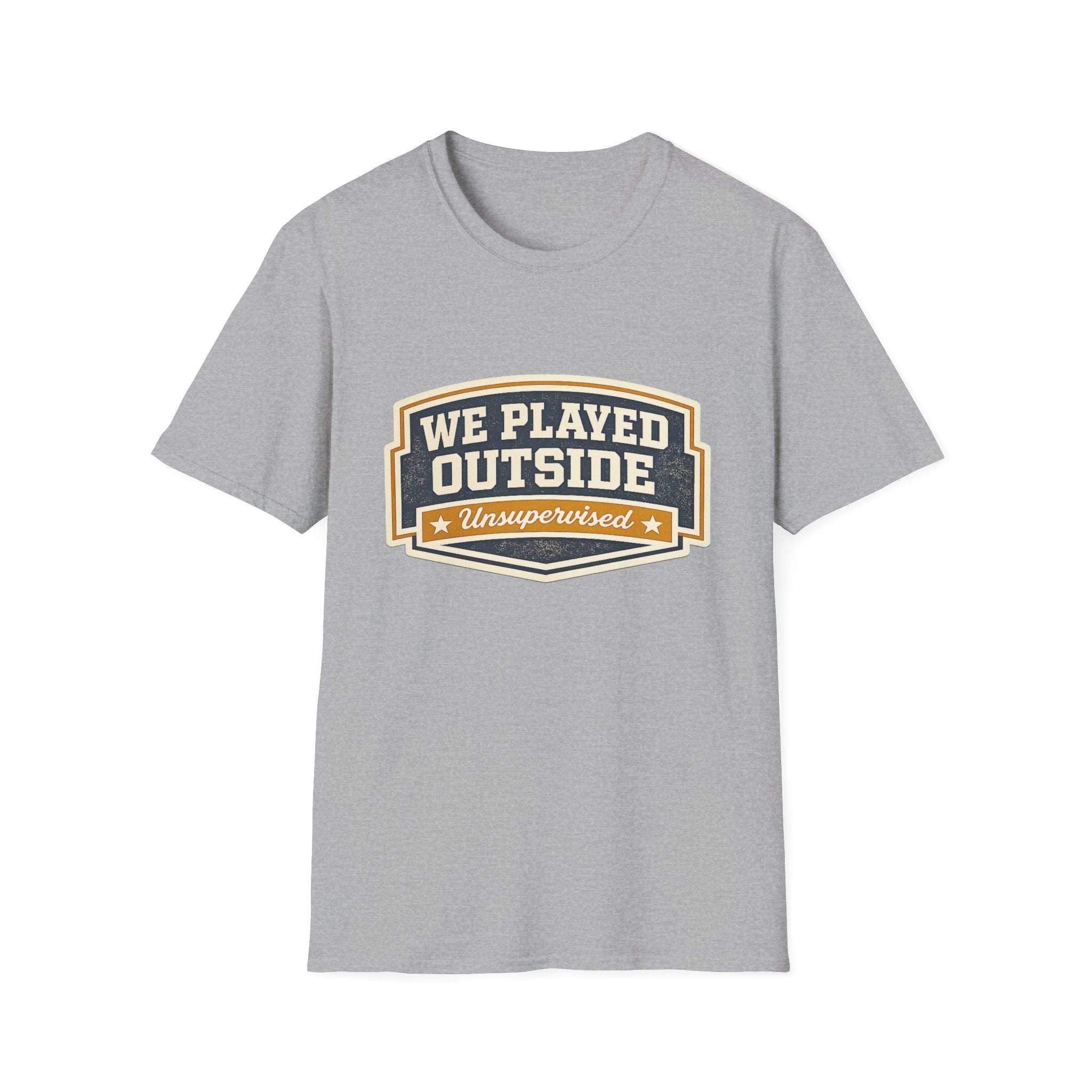 We Played Outside Vintage Badge T-Shirt