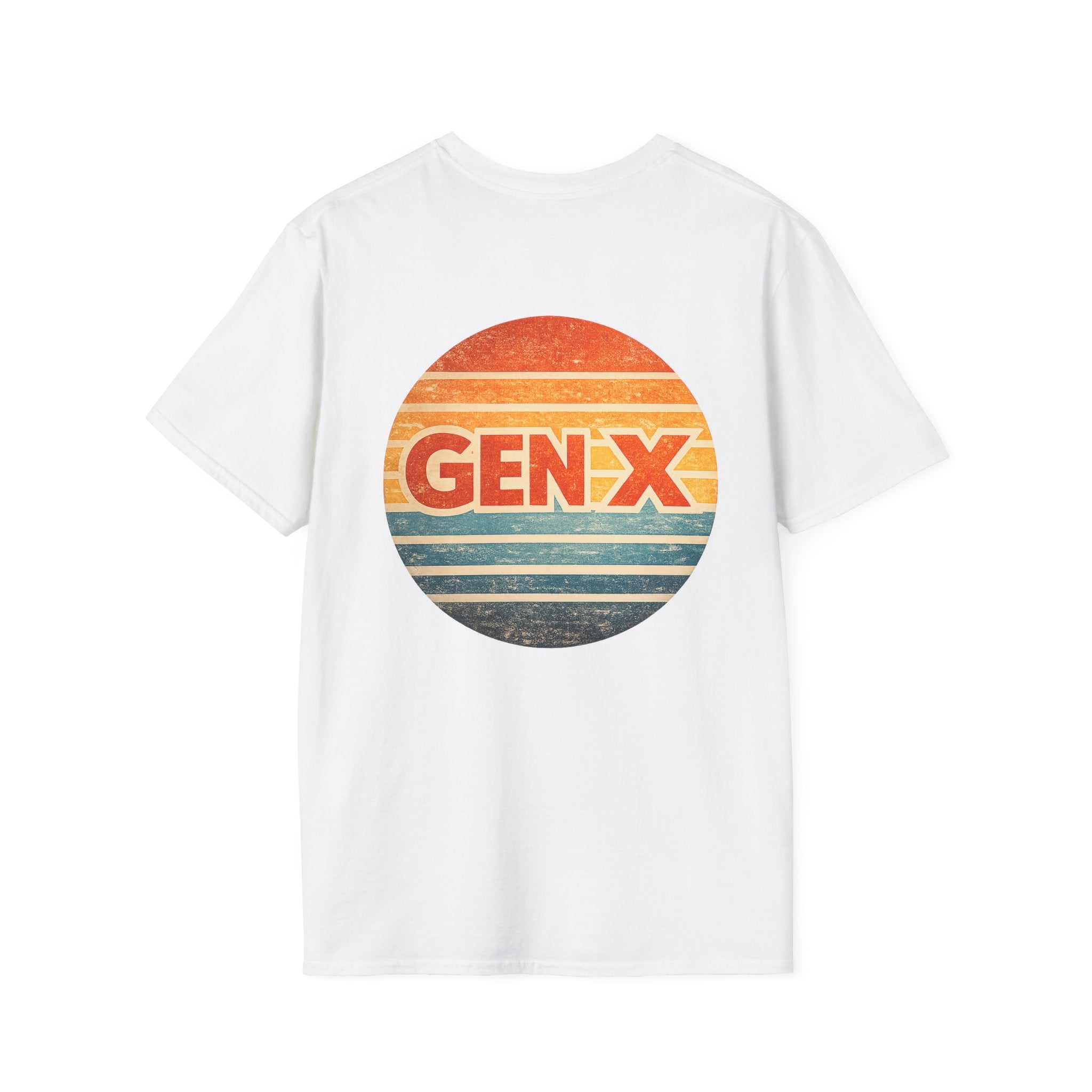 Gen X Retro T-Shirt — Vintage Sunset Graphic Tee for Generation X