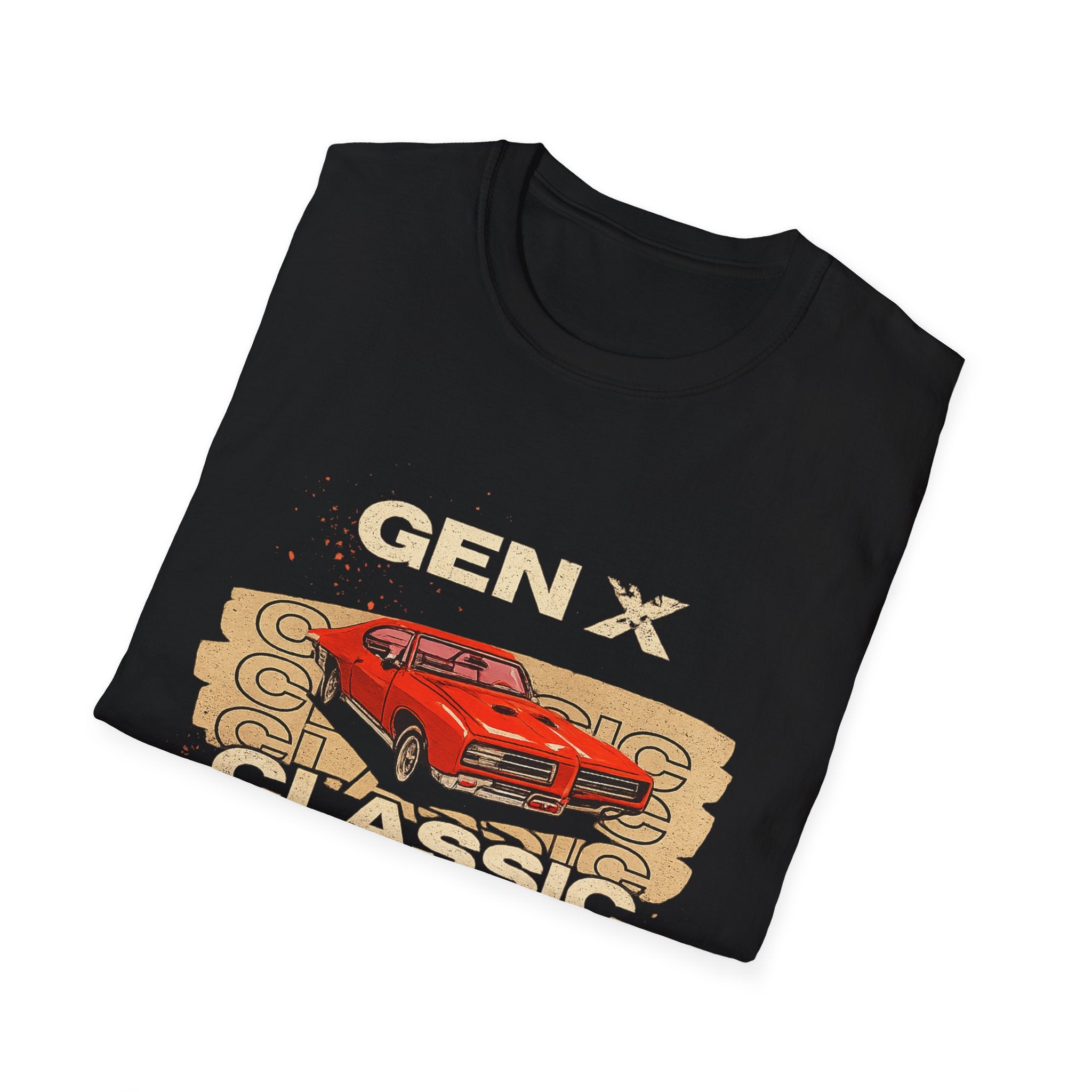 Gen X Classic Car T-Shirt — Retro Muscle Car Edition