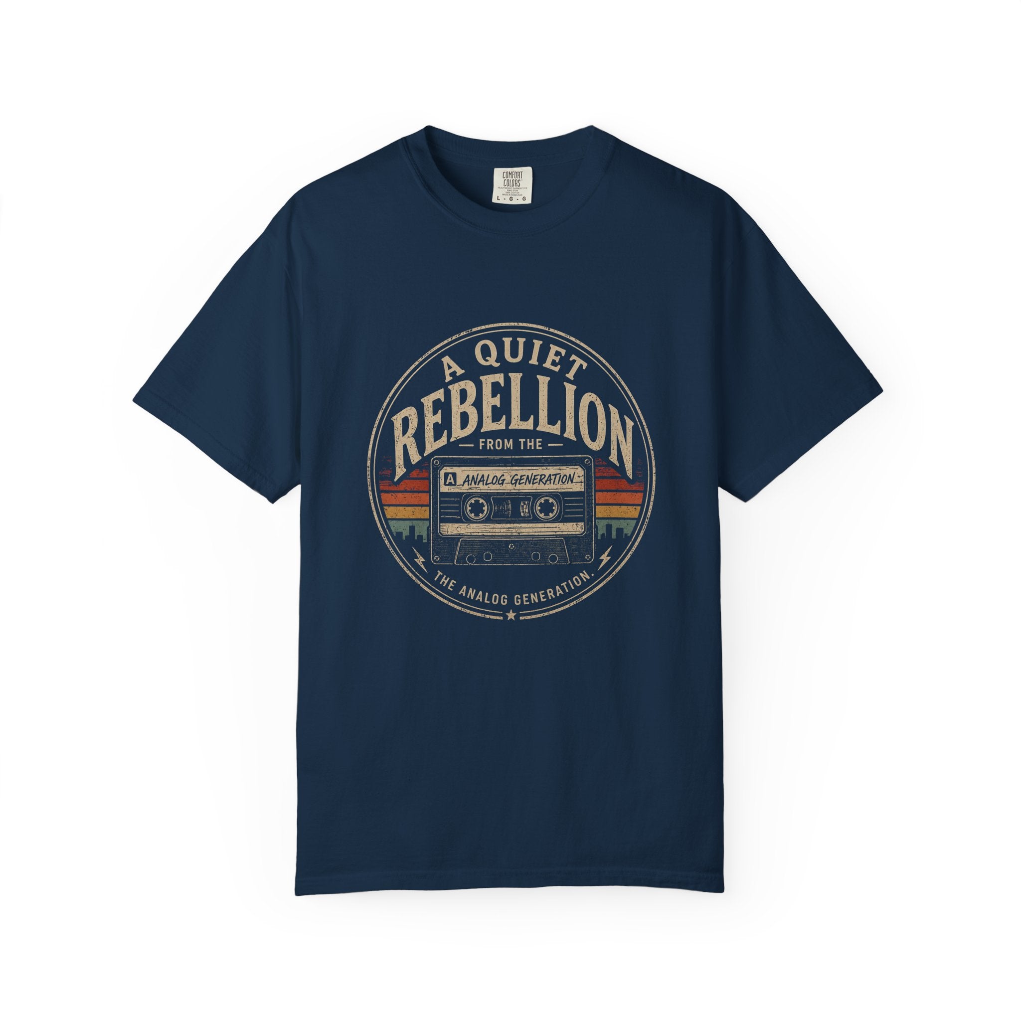 A Quiet Rebellion T-Shirt — Vintage Cassette Retro Music Tee