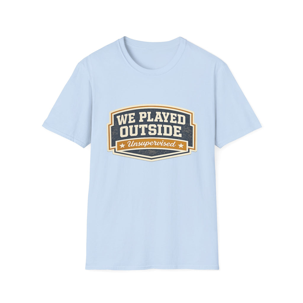 We Played Outside Vintage Badge T-Shirt