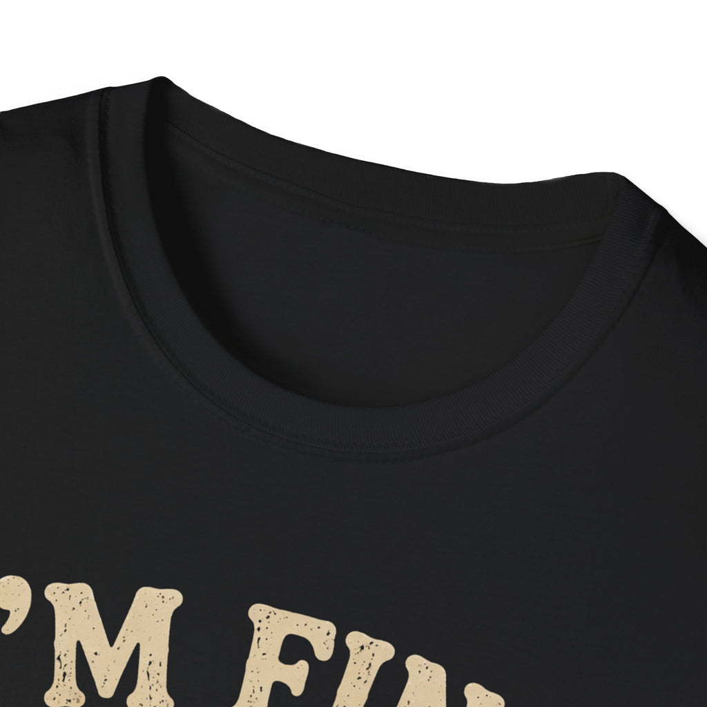 I'm Fine Everything Is Fine Frog T-Shirt — Funny Retro Camping Graphic Tee