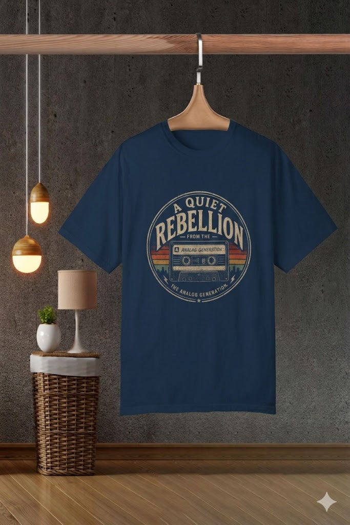 A Quiet Rebellion T-Shirt — Vintage Cassette Retro Music Tee