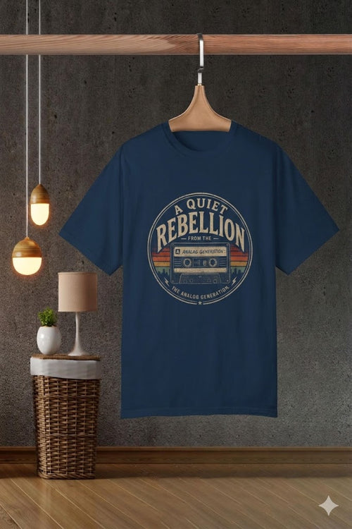 A Quiet Rebellion T-Shirt — Vintage Cassette Retro Music Tee