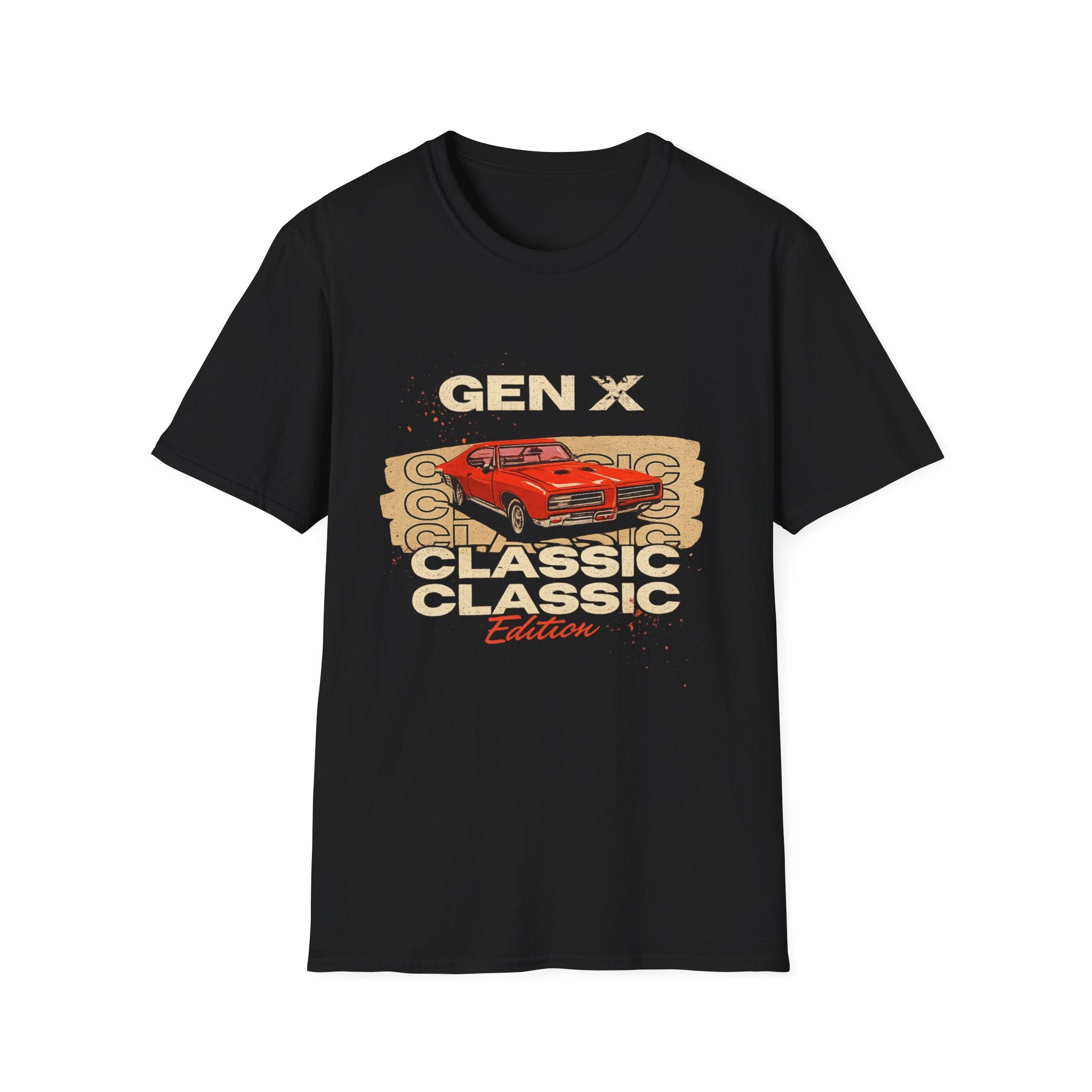 Gen X Classic Car T-Shirt — Retro Muscle Car Edition