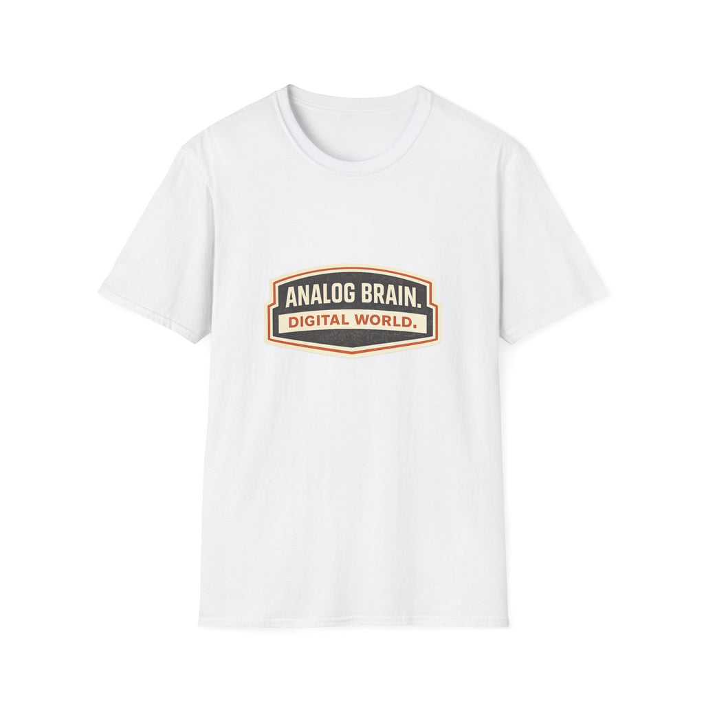 Analog Brain Digital World Tee