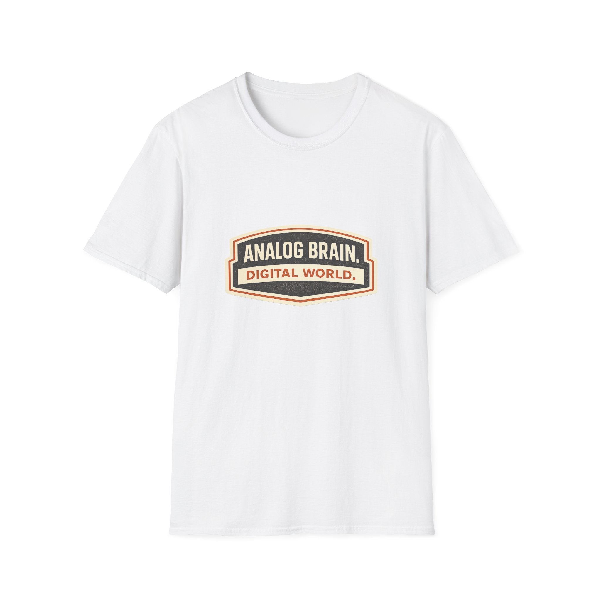 Analog Brain Digital World Tee