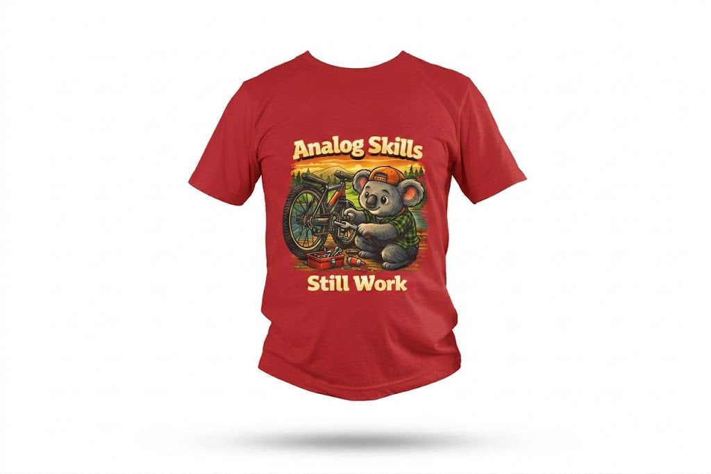 Analog Skills Still Work Koala T-Shirt