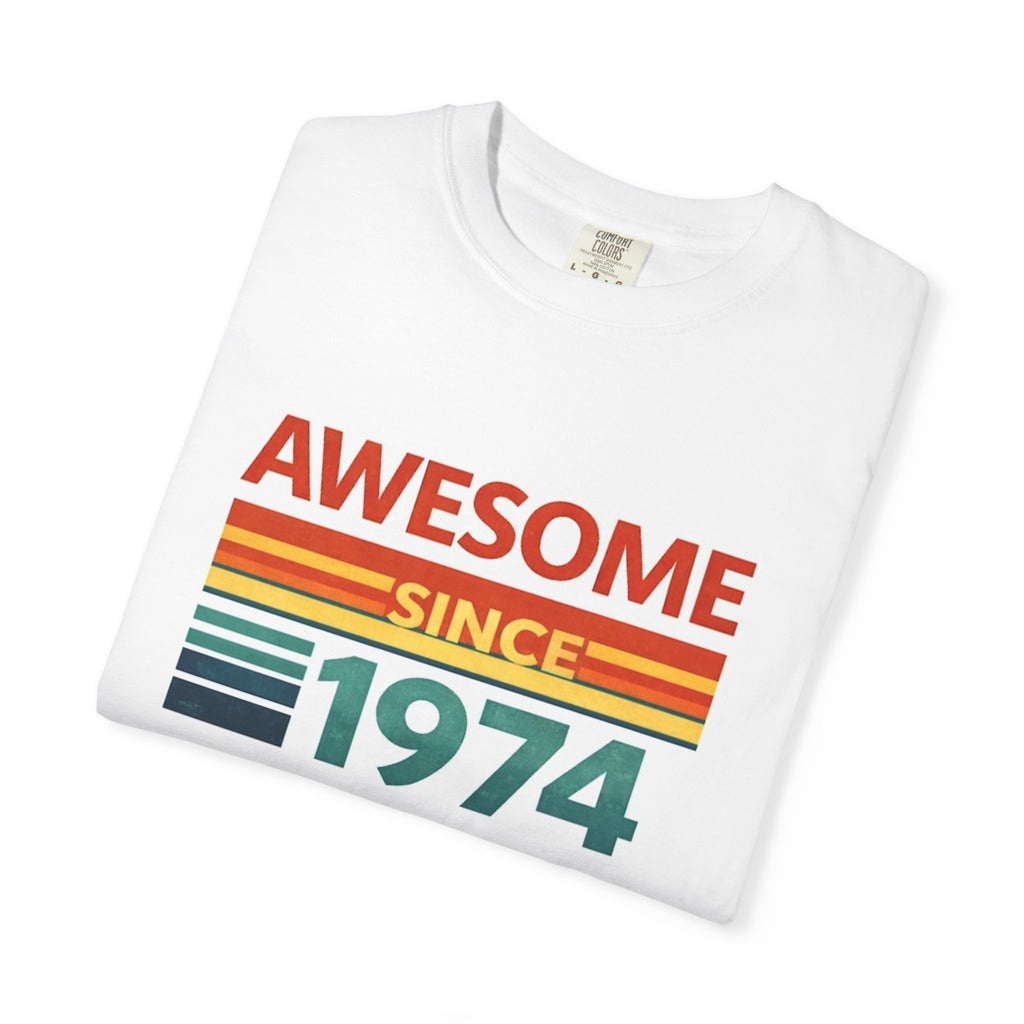 T-Shirt — "Awesome Since 1974" Retro Birthday Tee