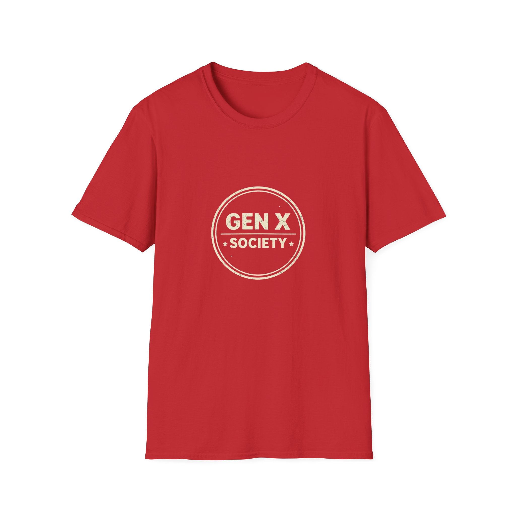 Gen X Society Tee — Vintage Badge Graphic T-Shirt