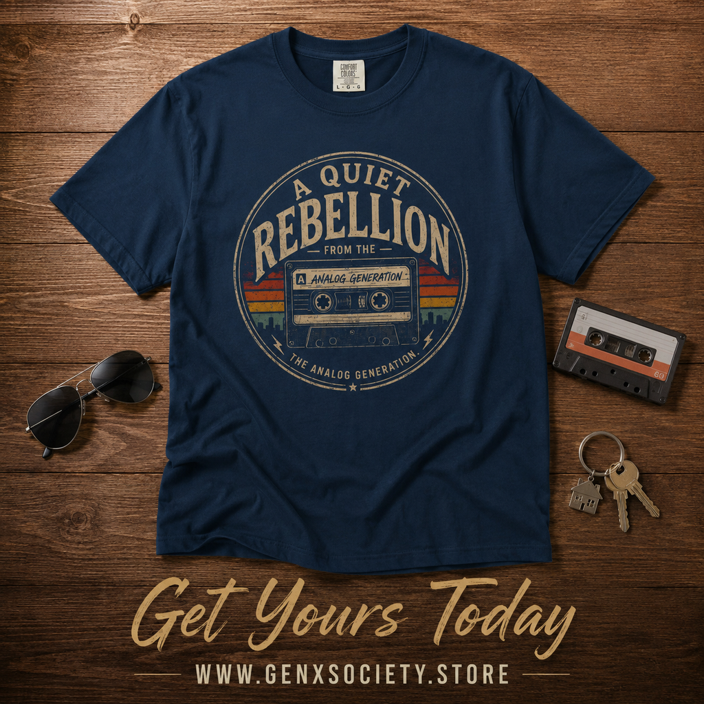 A Quiet Rebellion T-Shirt — Vintage Cassette Retro Music Tee