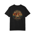 Vintage "Turned Out Awesome" Graphic T-Shirt — Funny Retro Dad Humor Tee (Back Print)