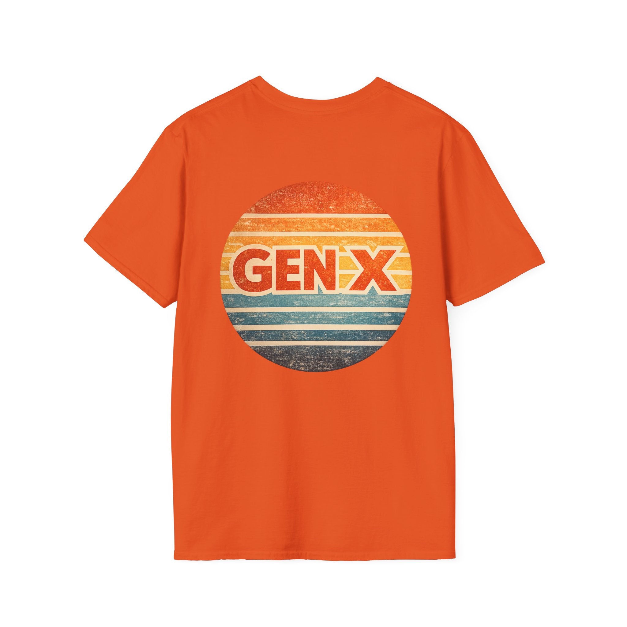 Gen X Retro T-Shirt — Vintage Sunset Graphic Tee for Generation X