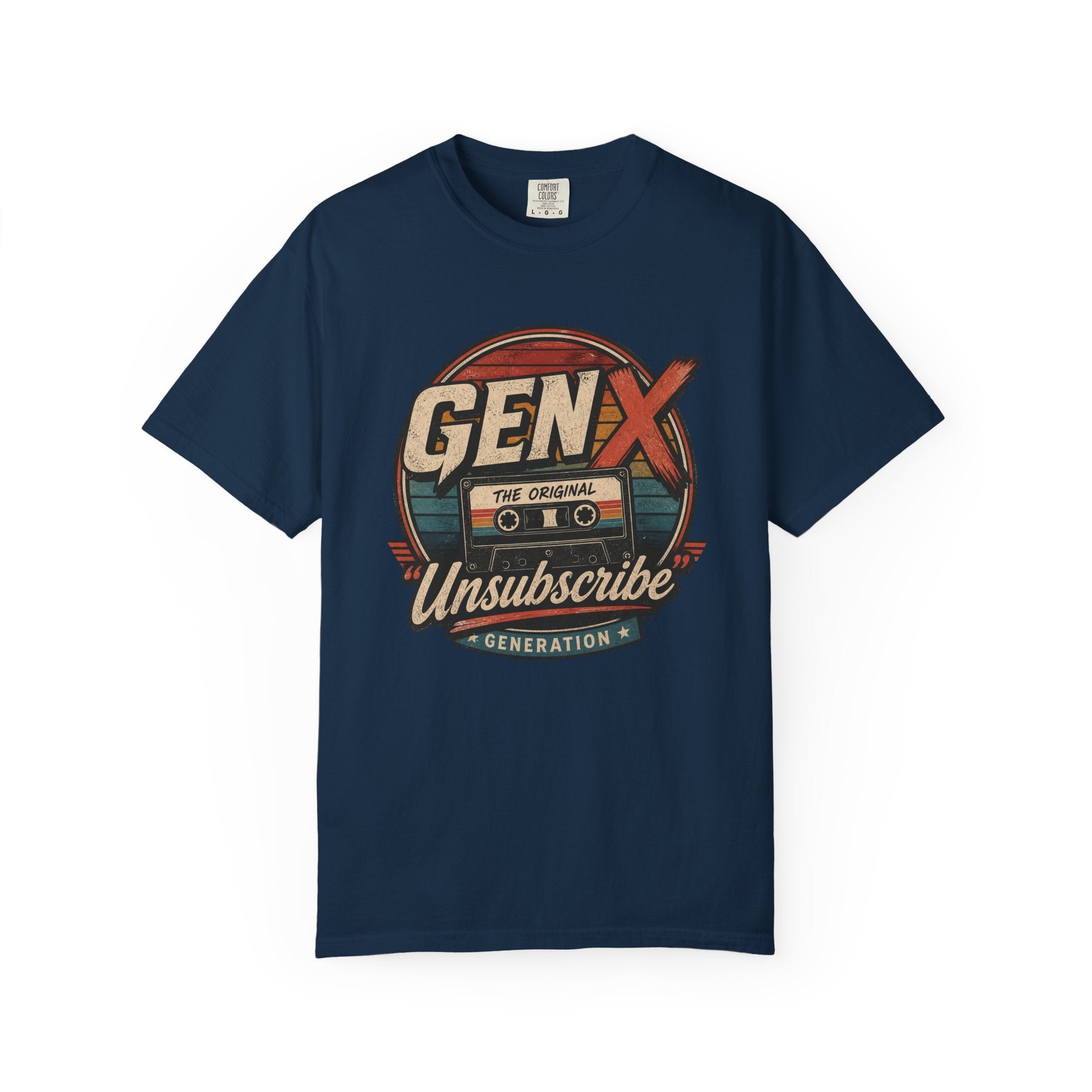 Gen X "Unsubscribe" Vintage Cassette T-Shirt