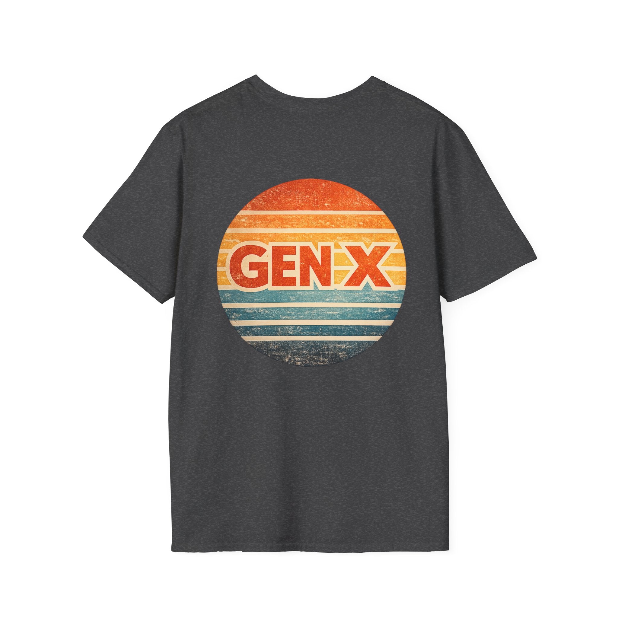 Gen X Retro T-Shirt — Vintage Sunset Graphic Tee for Generation X
