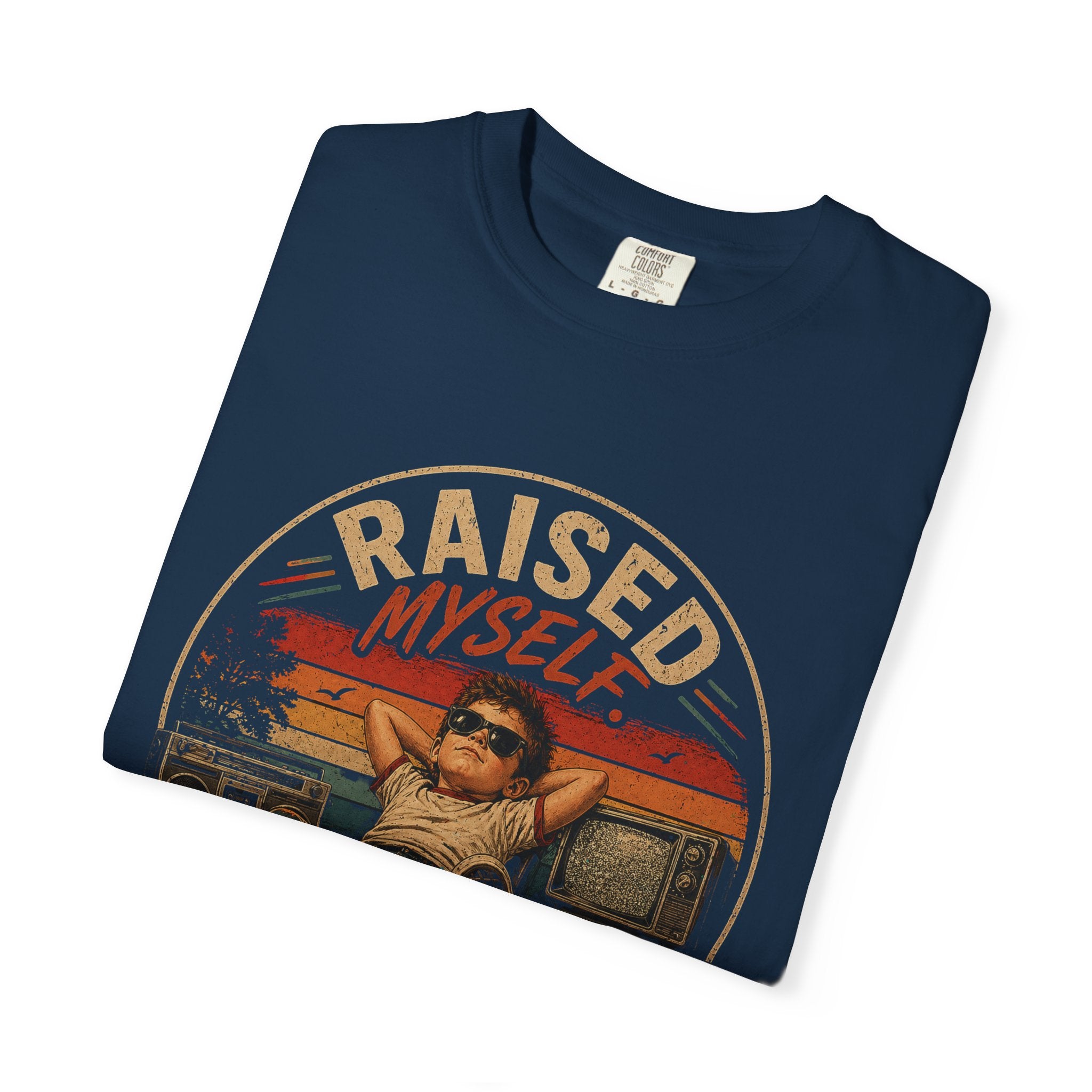 Raised Myself Thanks Anyway Vintage Graphic T-Shirt