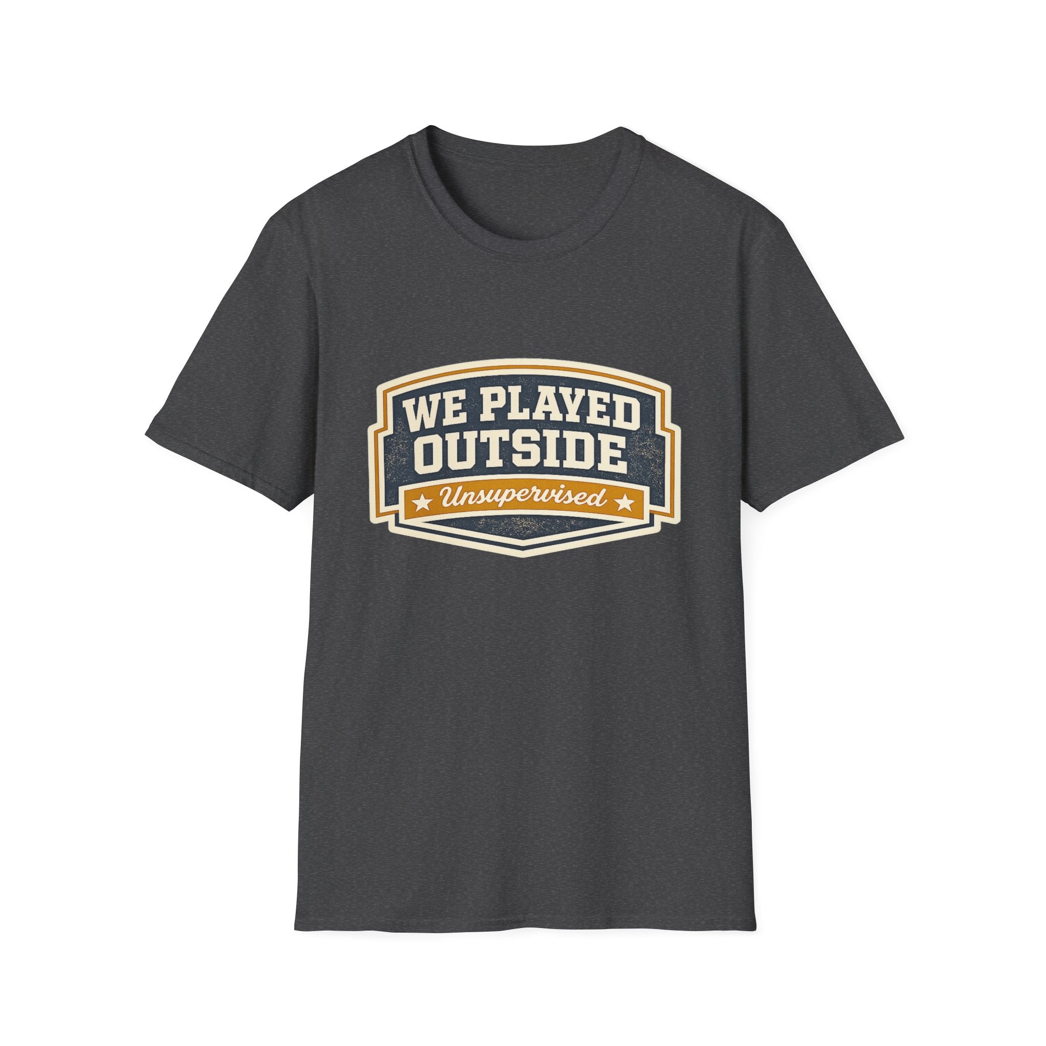 We Played Outside Vintage Badge T-Shirt