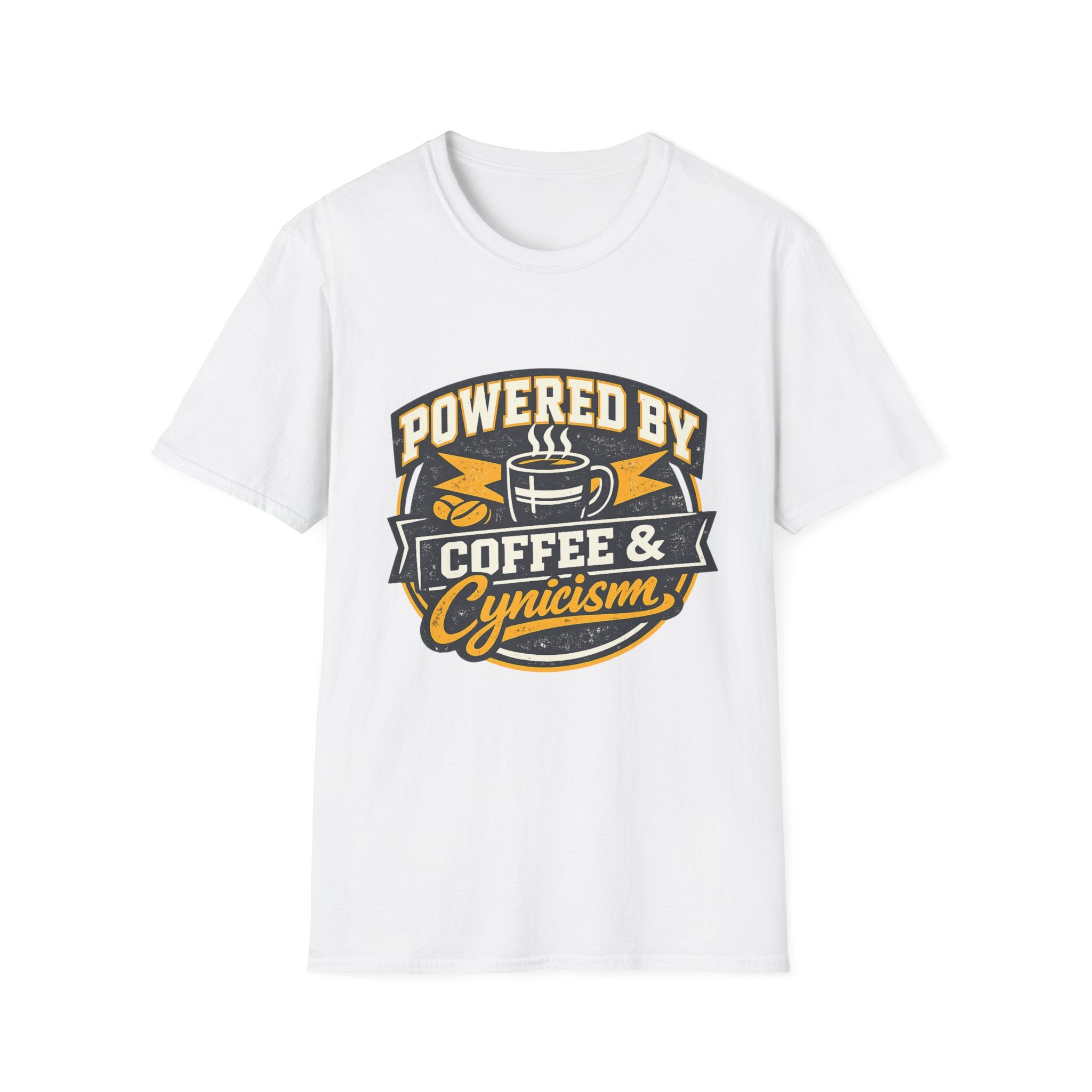 Coffee & Cynicism T-Shirt - retro style