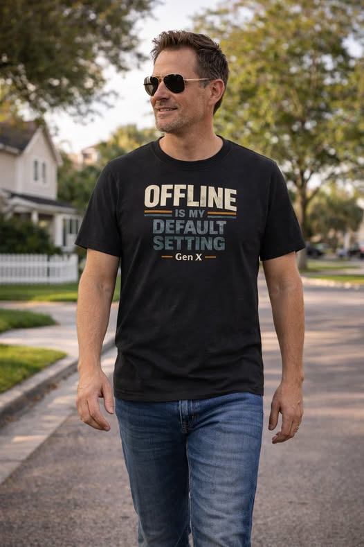 Offline Is My Default Setting Gen X T-Shirt