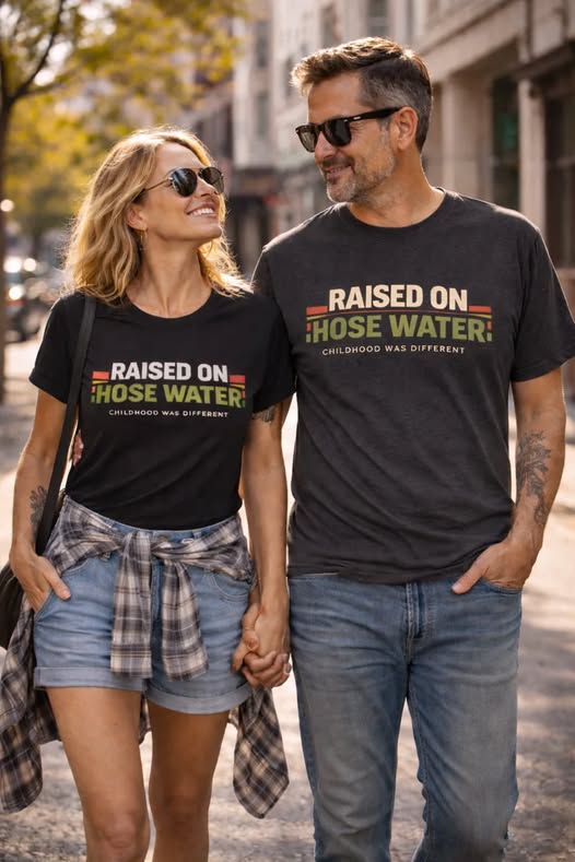Raised on Hose Water T-Shirt — Retro Childhood Nostalgia Shirt