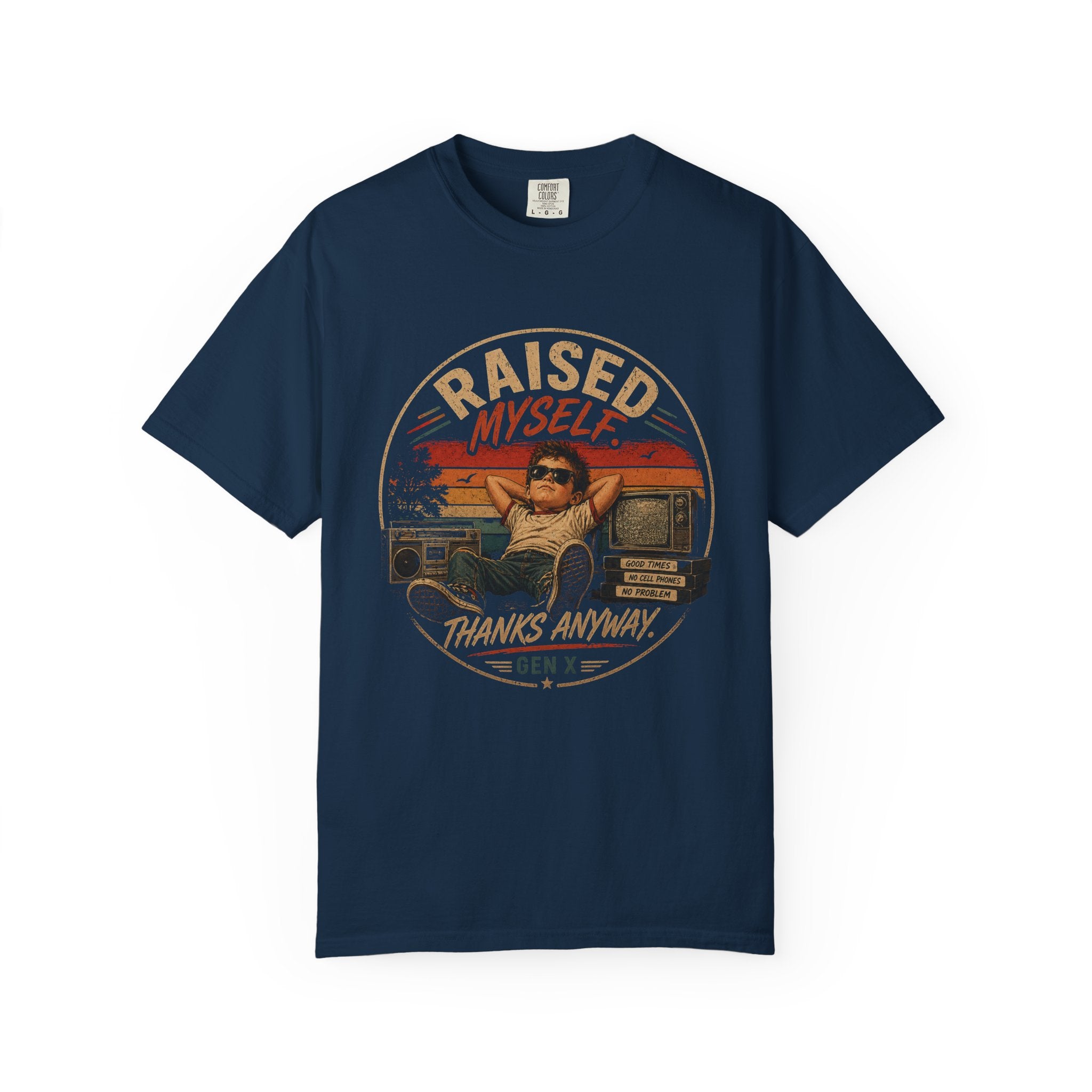 Raised Myself Thanks Anyway Vintage Graphic T-Shirt