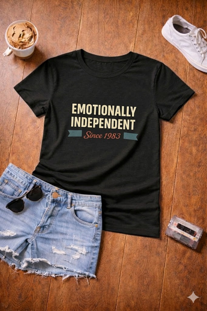 Emotionally Independent Since 1983 T-Shirt