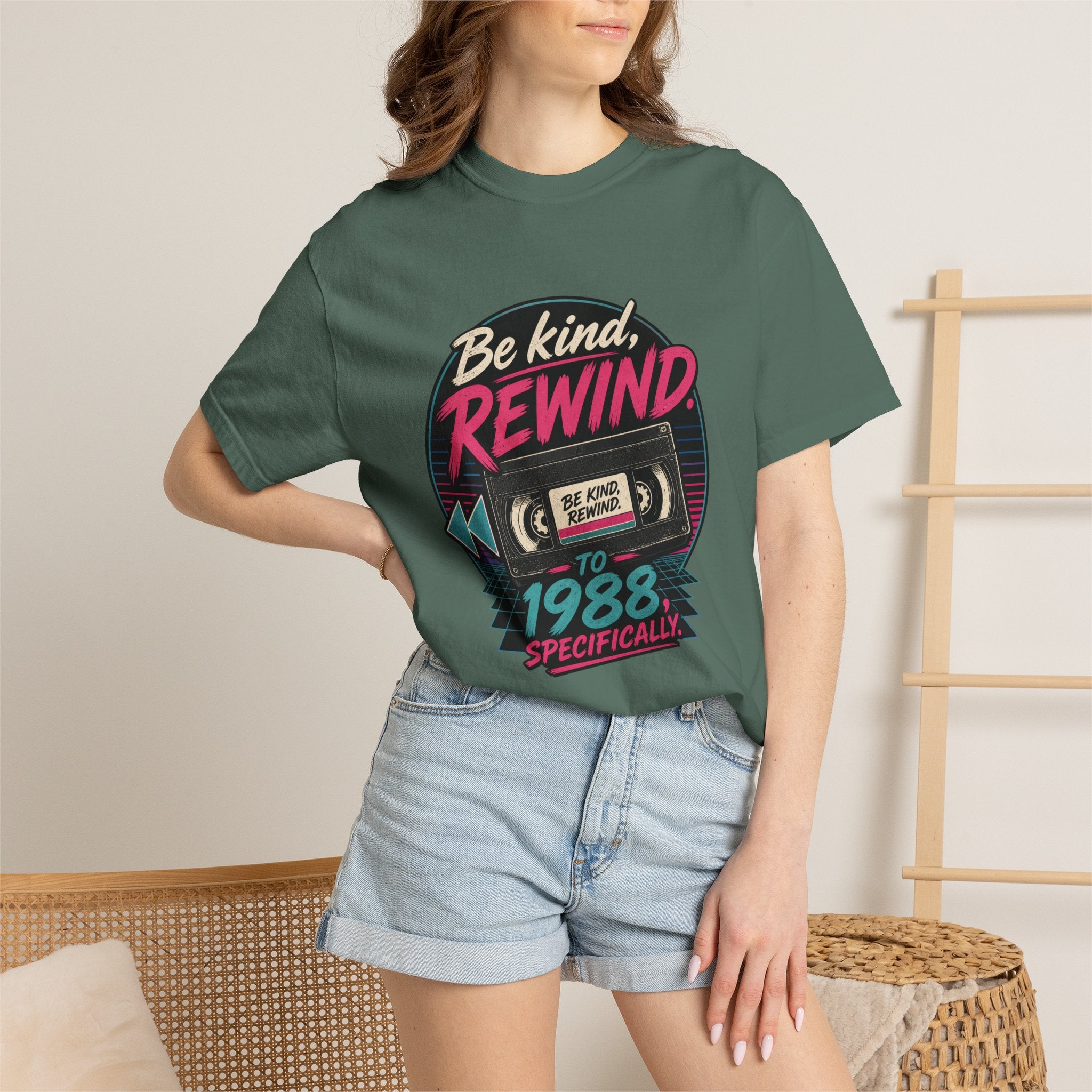 Be Kind Rewind 1988 Retro Cassette T-Shirt