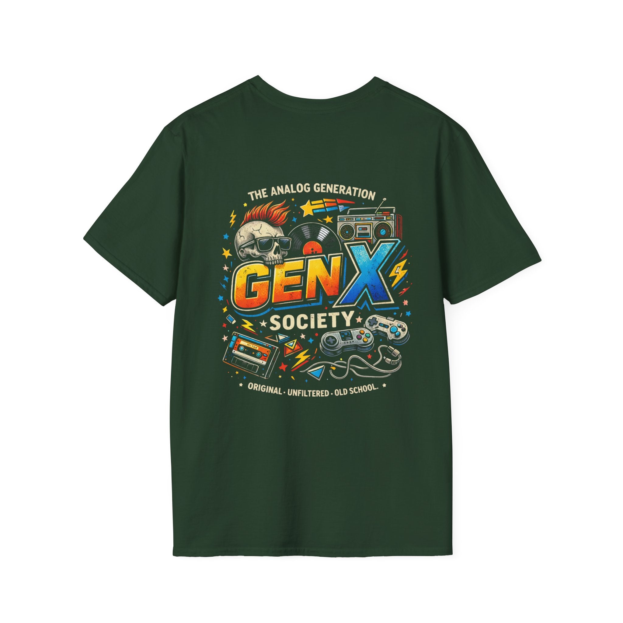 Gen X Society T-Shirt — The Analog Generation Retro 80s Nostalgia Tee