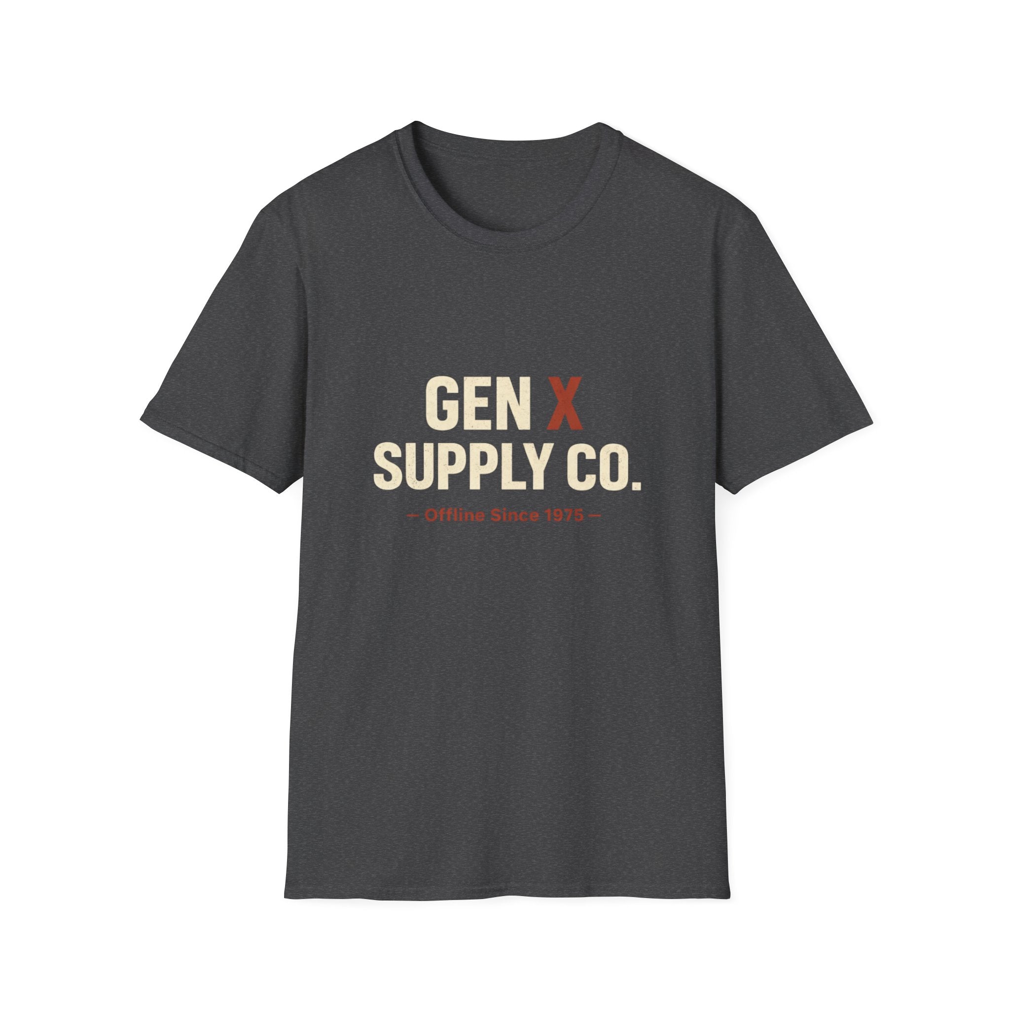Gen X Supply Co. T-Shirt — Retro Vintage Logo Tee (Official Since 1975s)