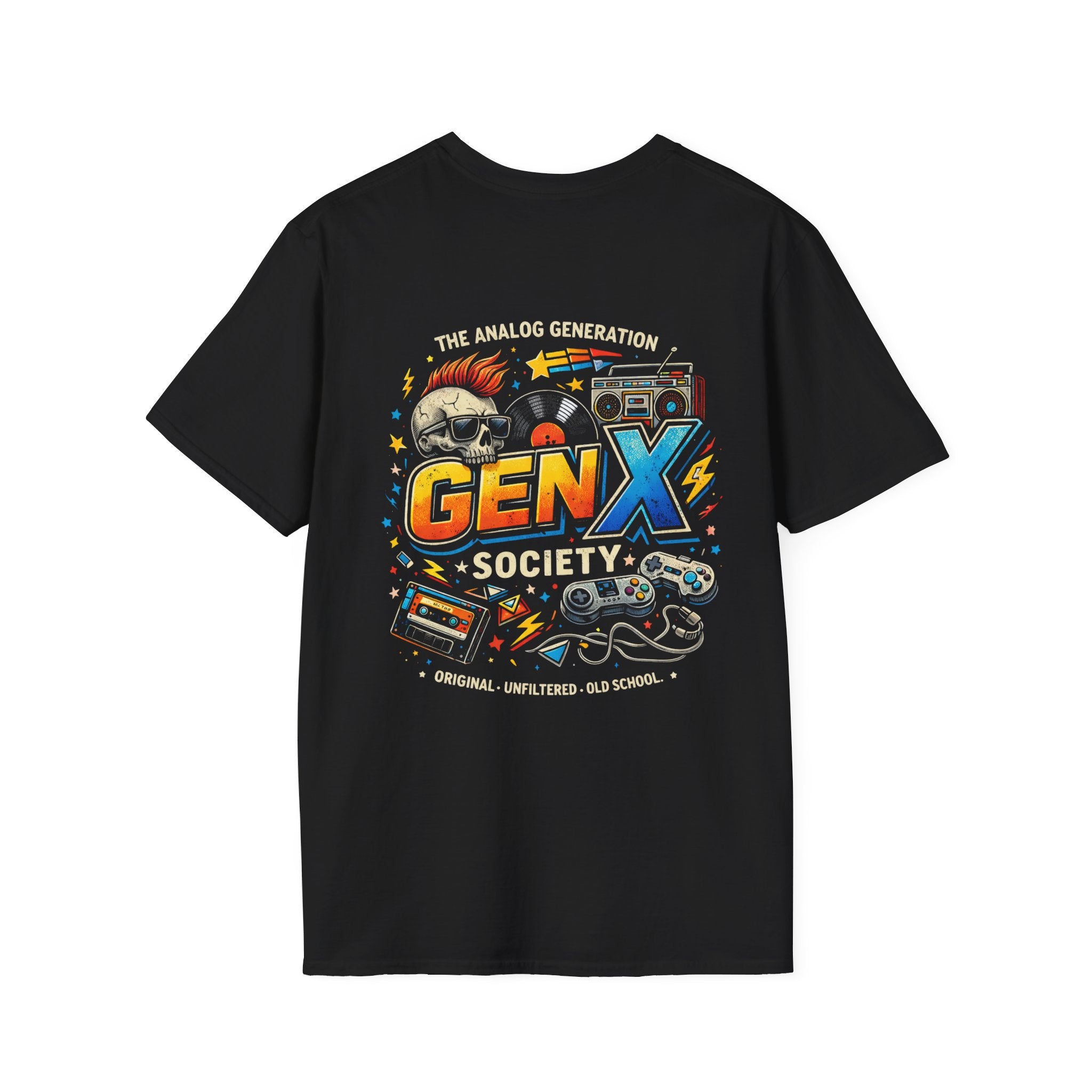 Gen X Society T-Shirt — The Analog Generation Retro 80s Nostalgia Tee