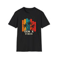 Gen X Vibes T-Shirt — Retro Palm Tree Sunset Graphic Tee