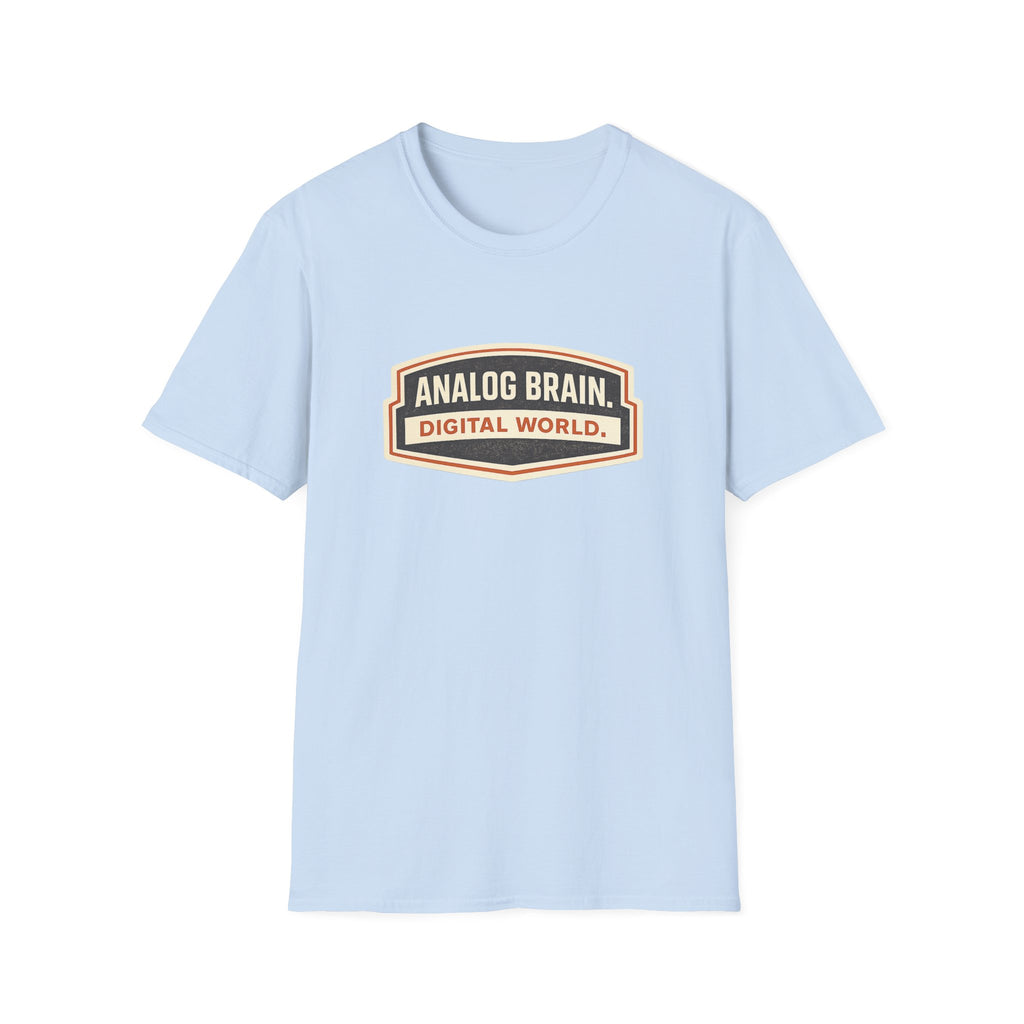 Analog Brain Digital World Tee