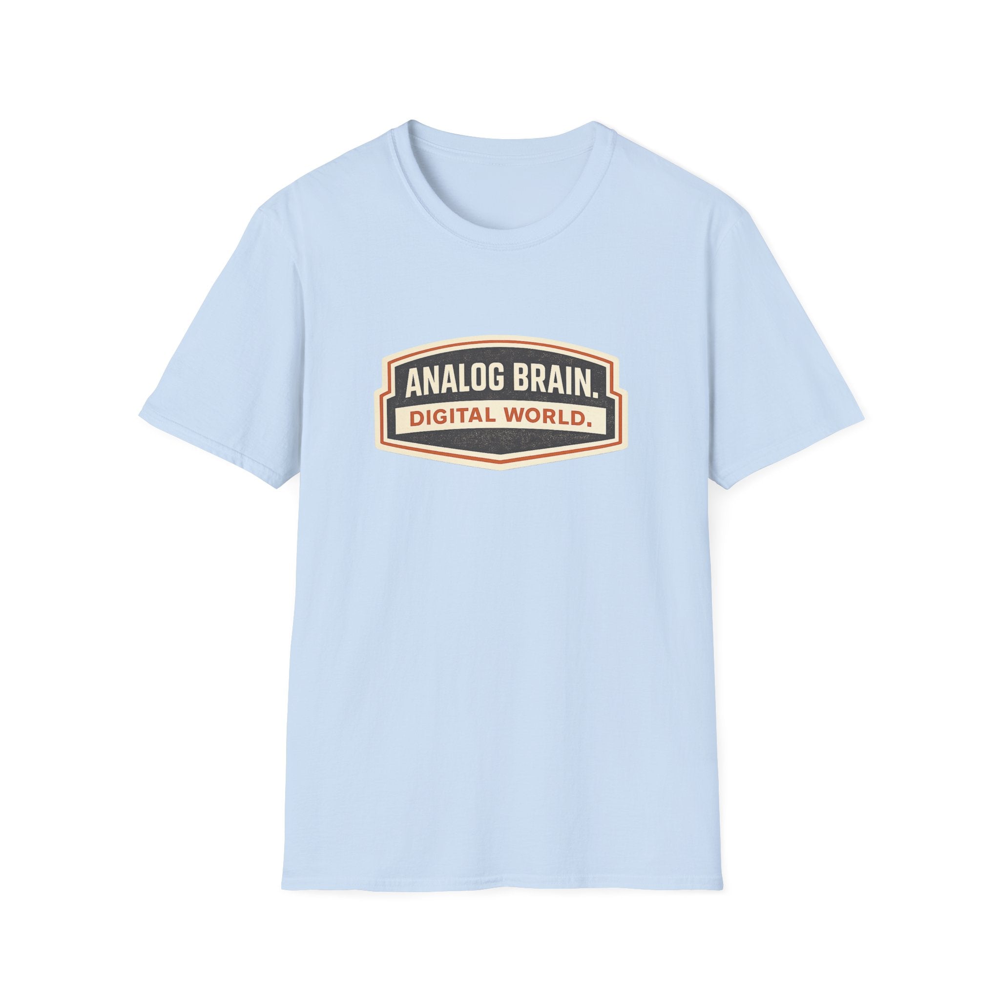 Analog Brain Digital World Tee