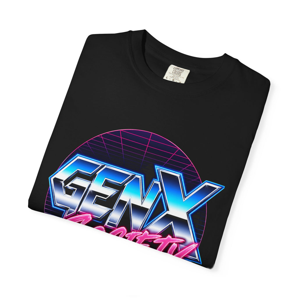 Gen X Society T-Shirt — Retro 80s Vaporwave Graphic Tee