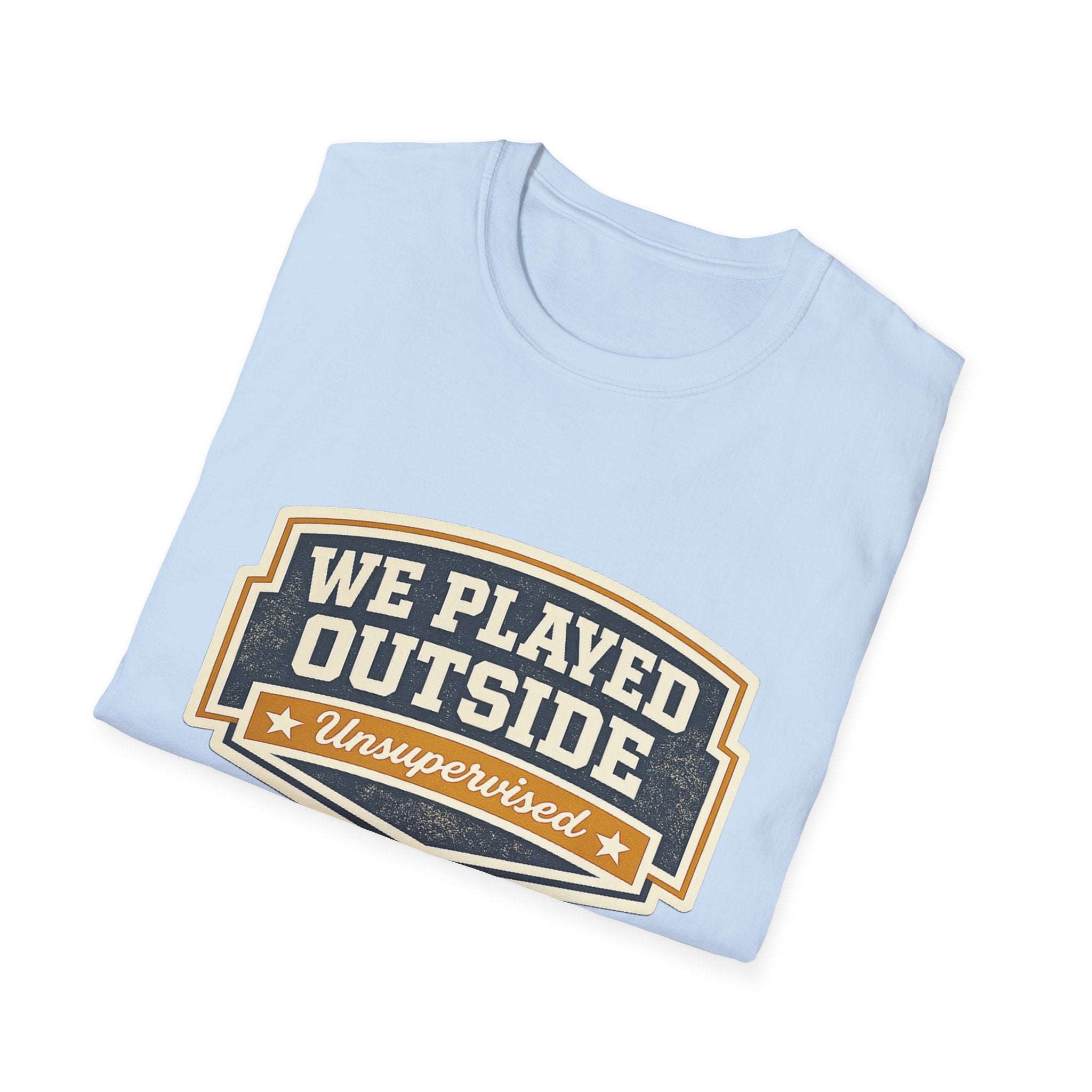 We Played Outside Vintage Badge T-Shirt