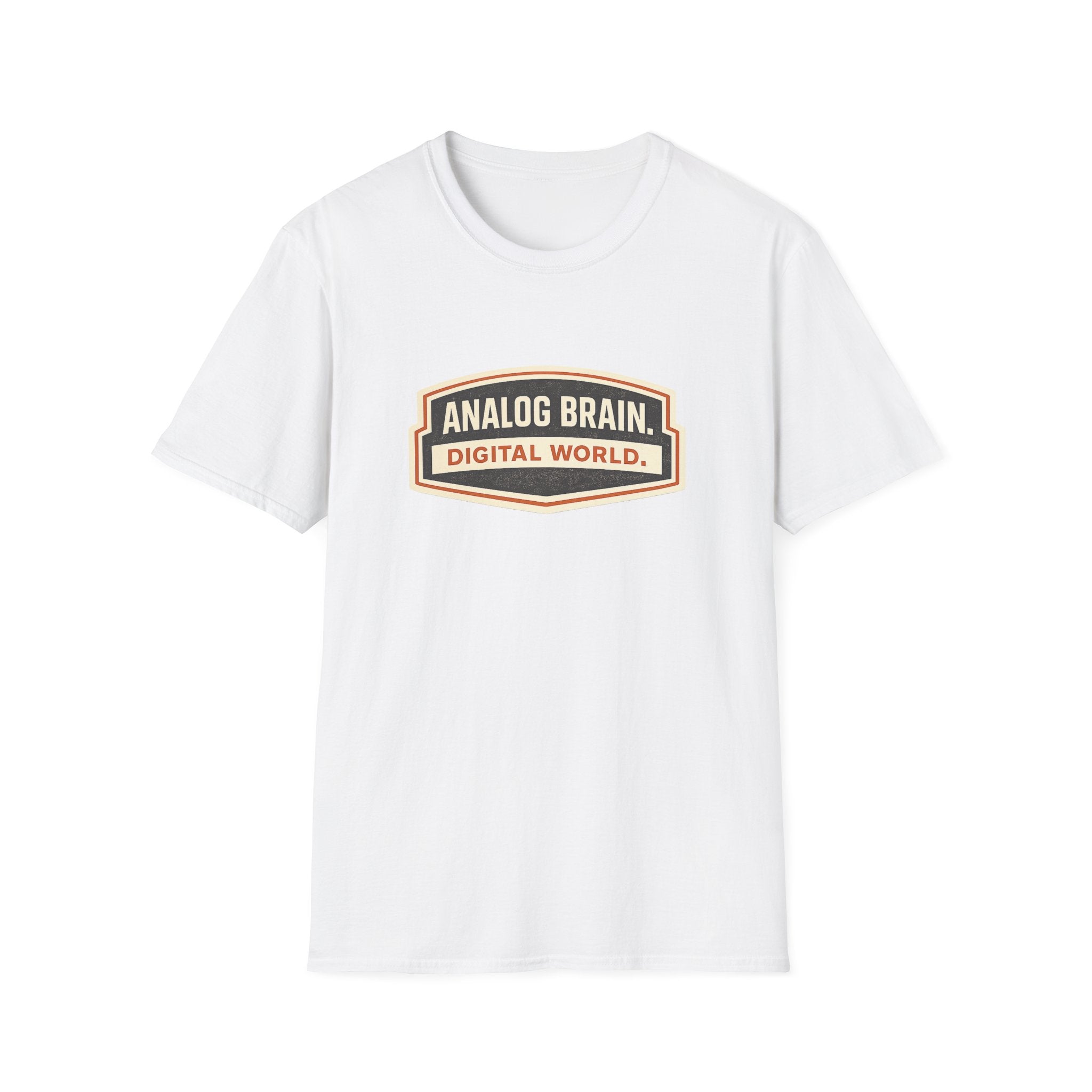 Analog Brain Digital World Tee