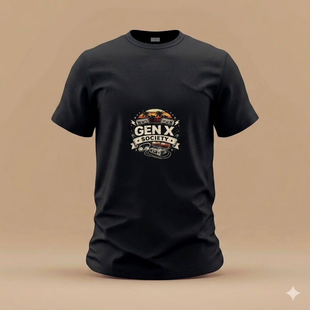 Gen X Vintage Globe T-Shirt — Retro 1960s-80s Travel Graphic Tee