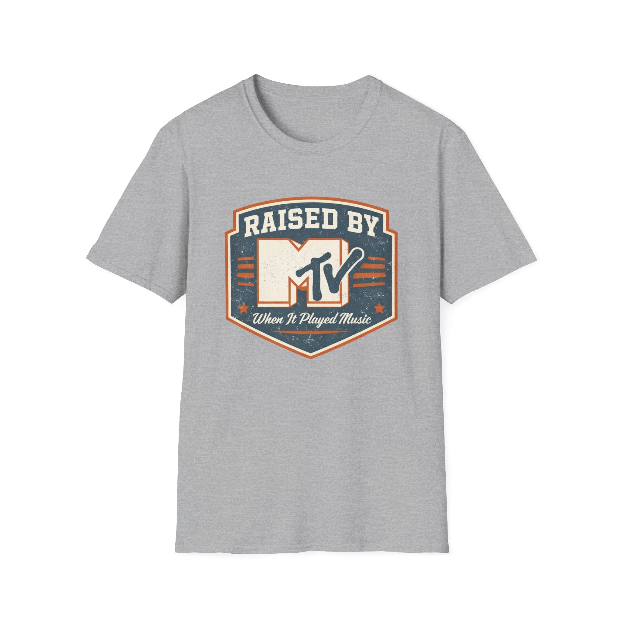 Raised by MTV Vintage Logo T-Shirt — Retro 80s/90s Music Tee