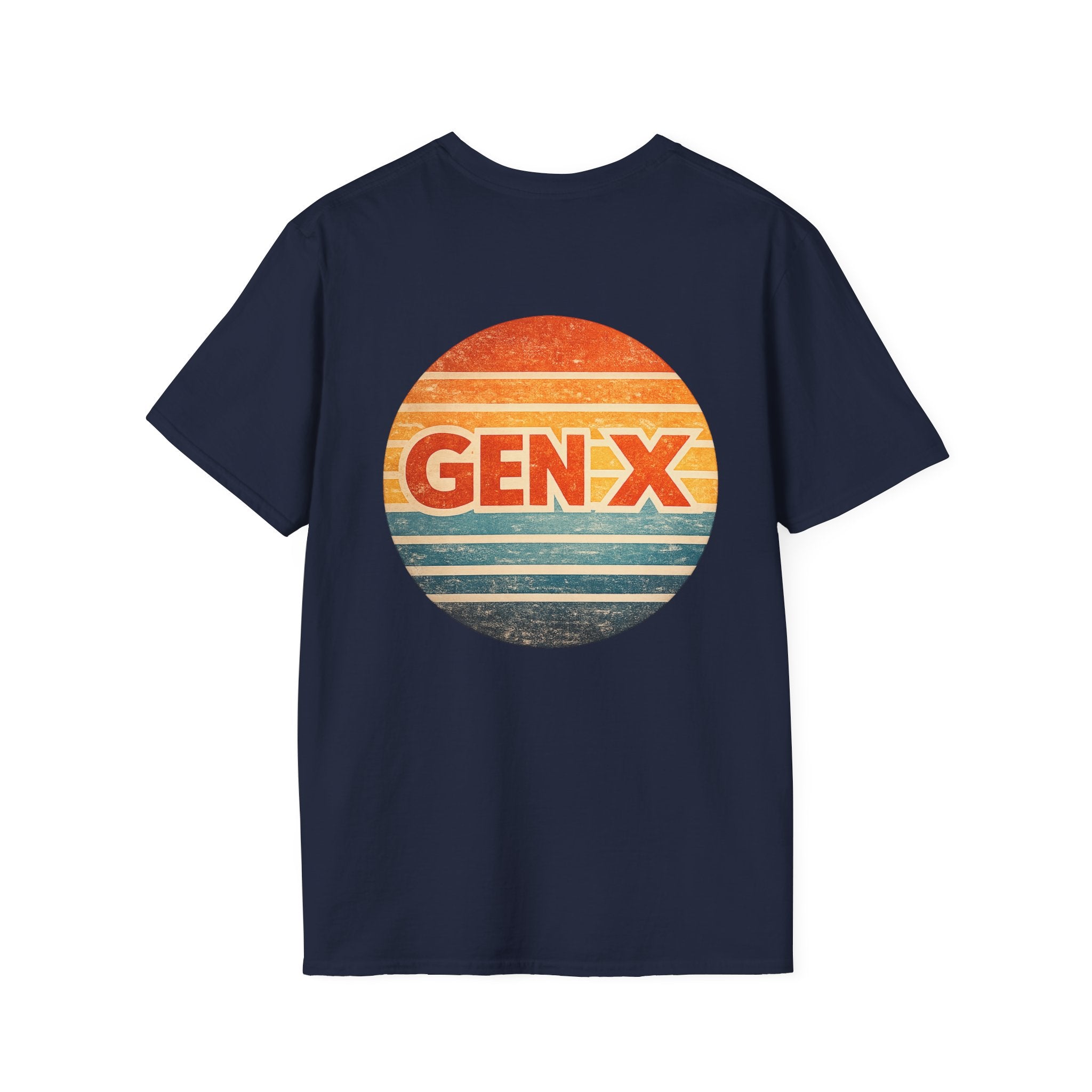 Gen X Retro T-Shirt — Vintage Sunset Graphic Tee for Generation X