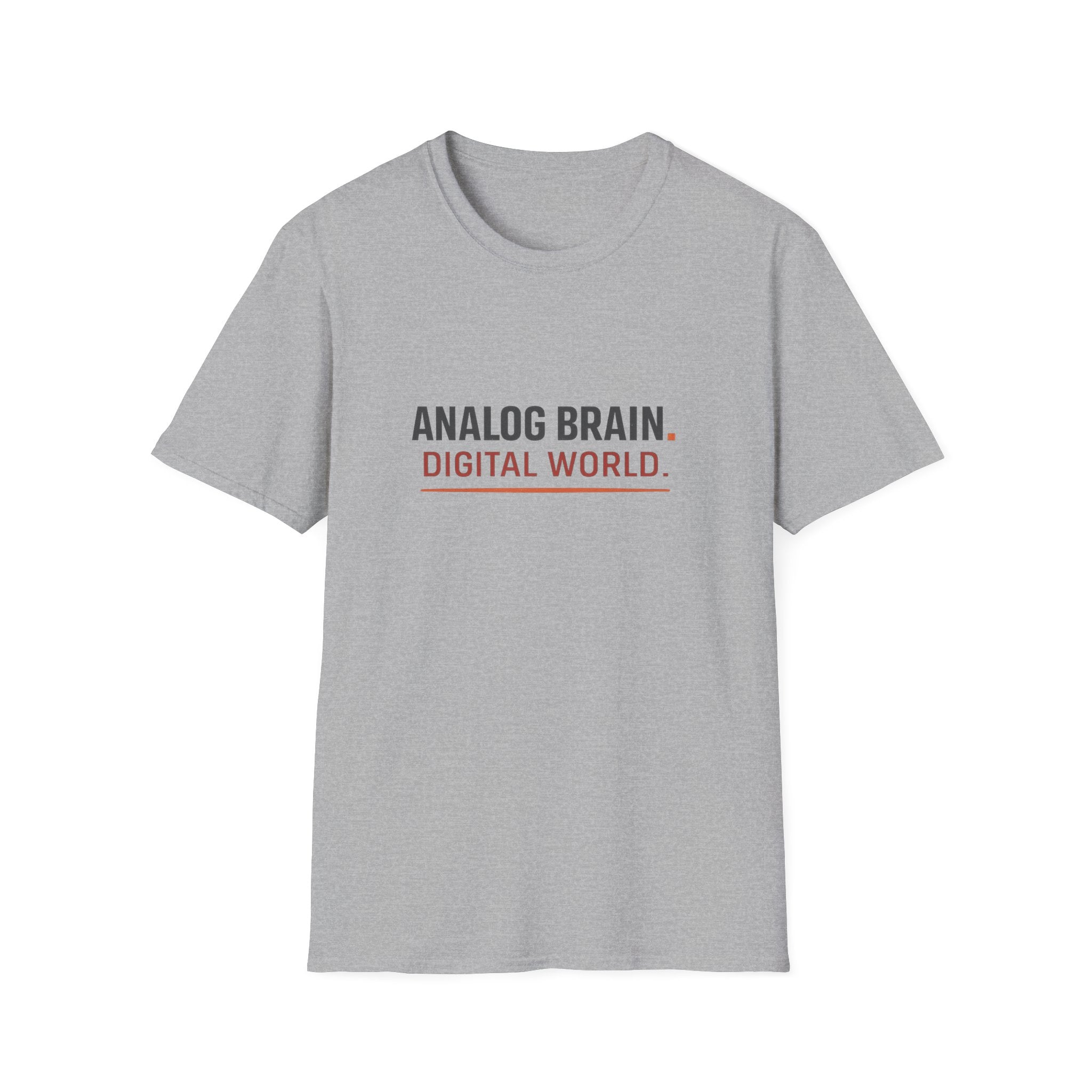 Analog Brain. Digital World. T-Shirt