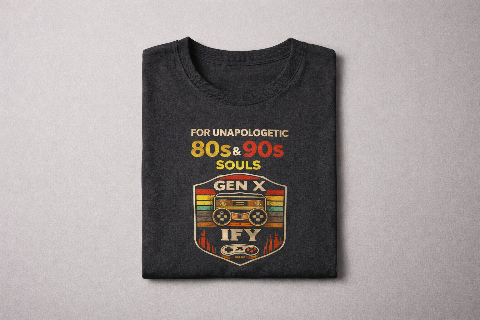 "For Unapologetic 80s & 90s Souls" Vintage Tee