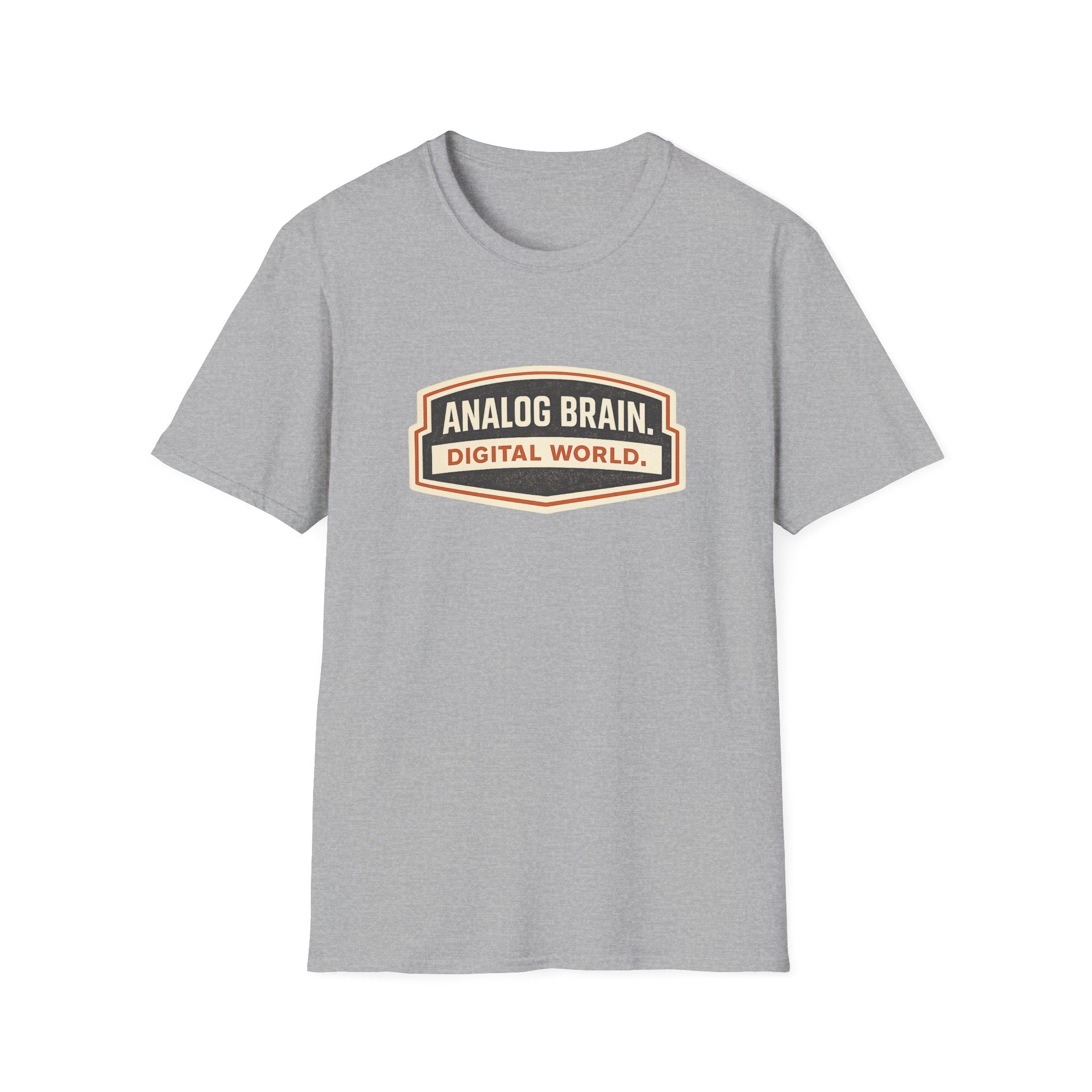 Analog Brain Digital World Tee