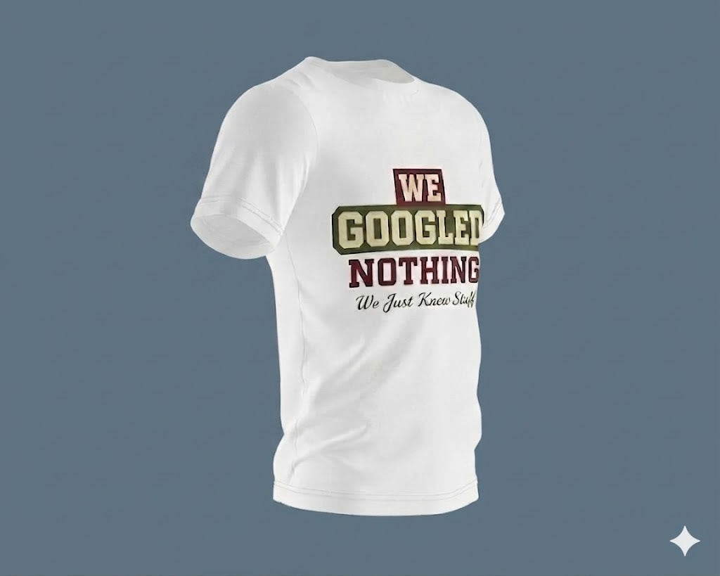 We Googled Nothing T-Shirt — Funny Retro Tee