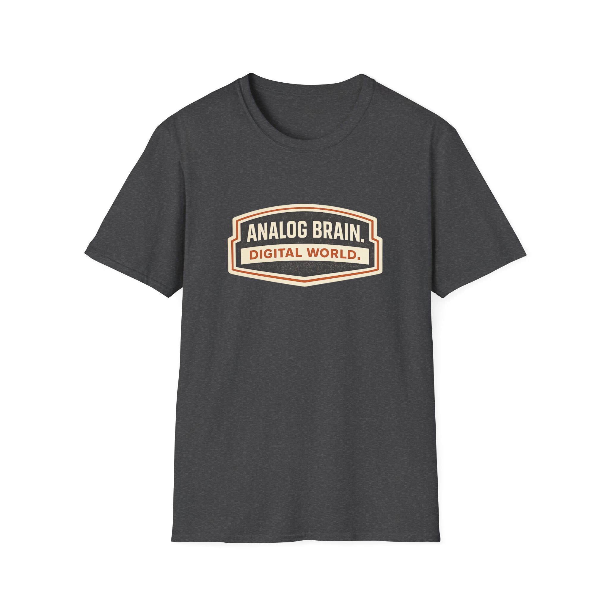 Analog Brain Digital World Tee